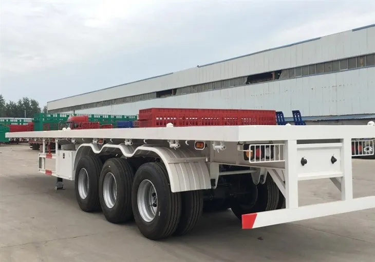 3 Axle Flatbed Semi Trailers